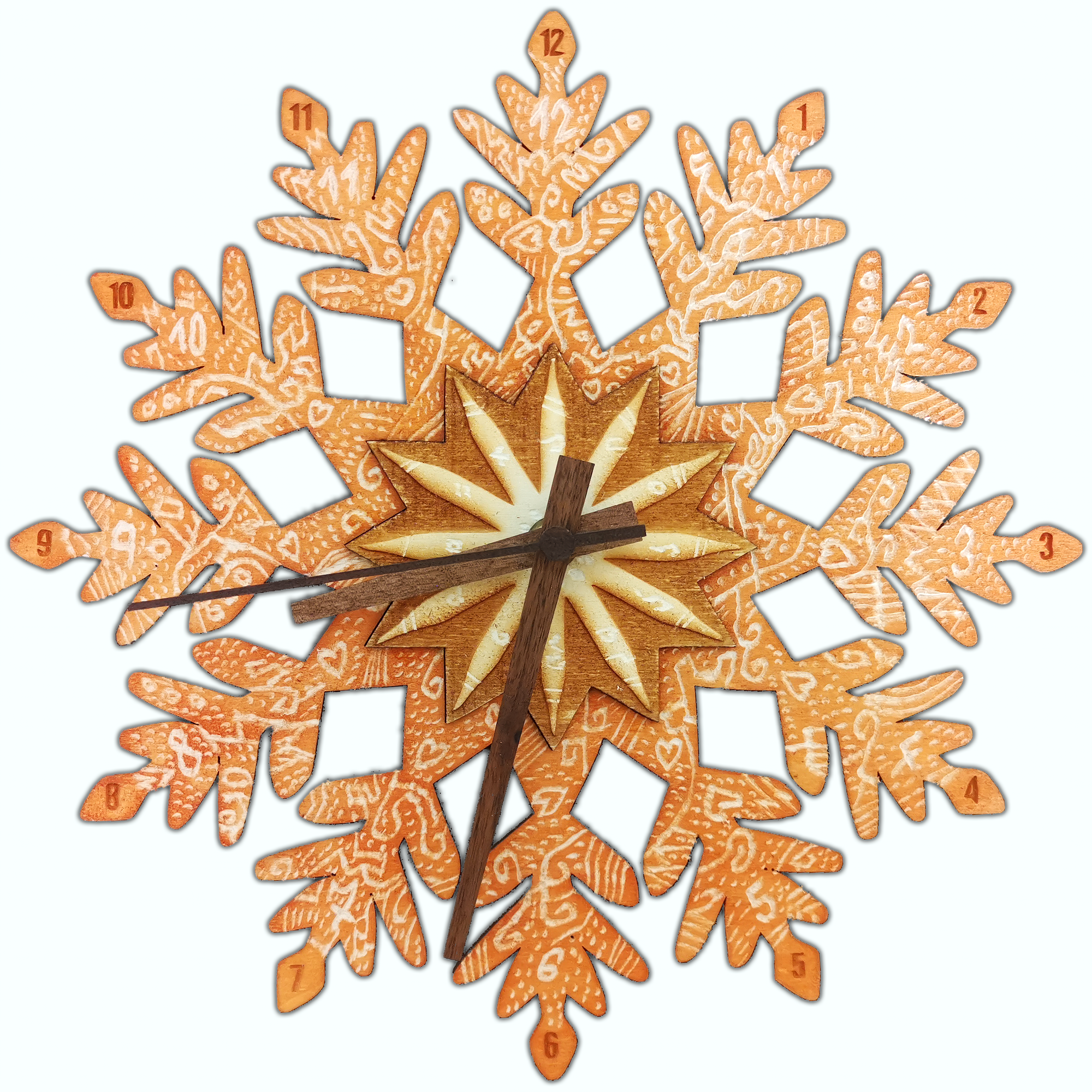 Clocks/4 Snowflake clock.png